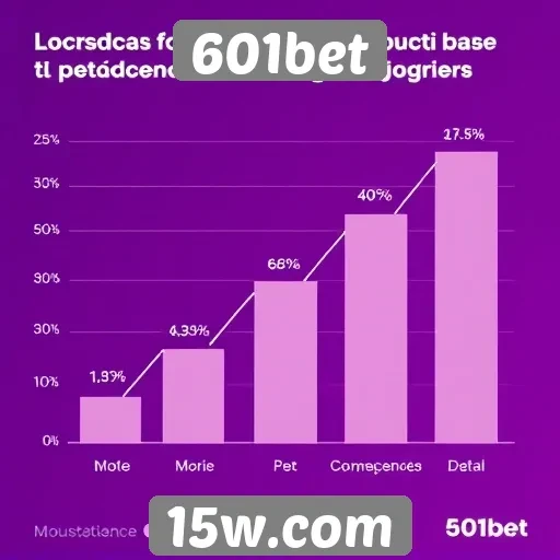 Estatísticas de crescimento da base de usuários da 601bet