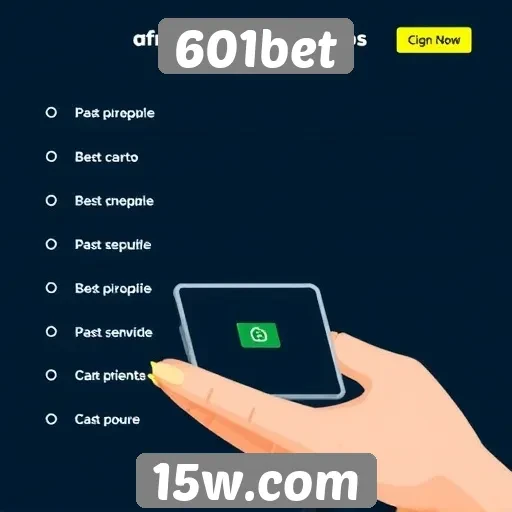 Métodos de pagamento aceitos na 601bet